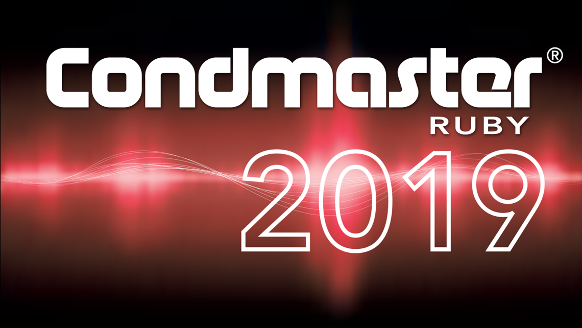 Press release Condmaster Ruby 2019 Press release Condmaster Ruby 2019
