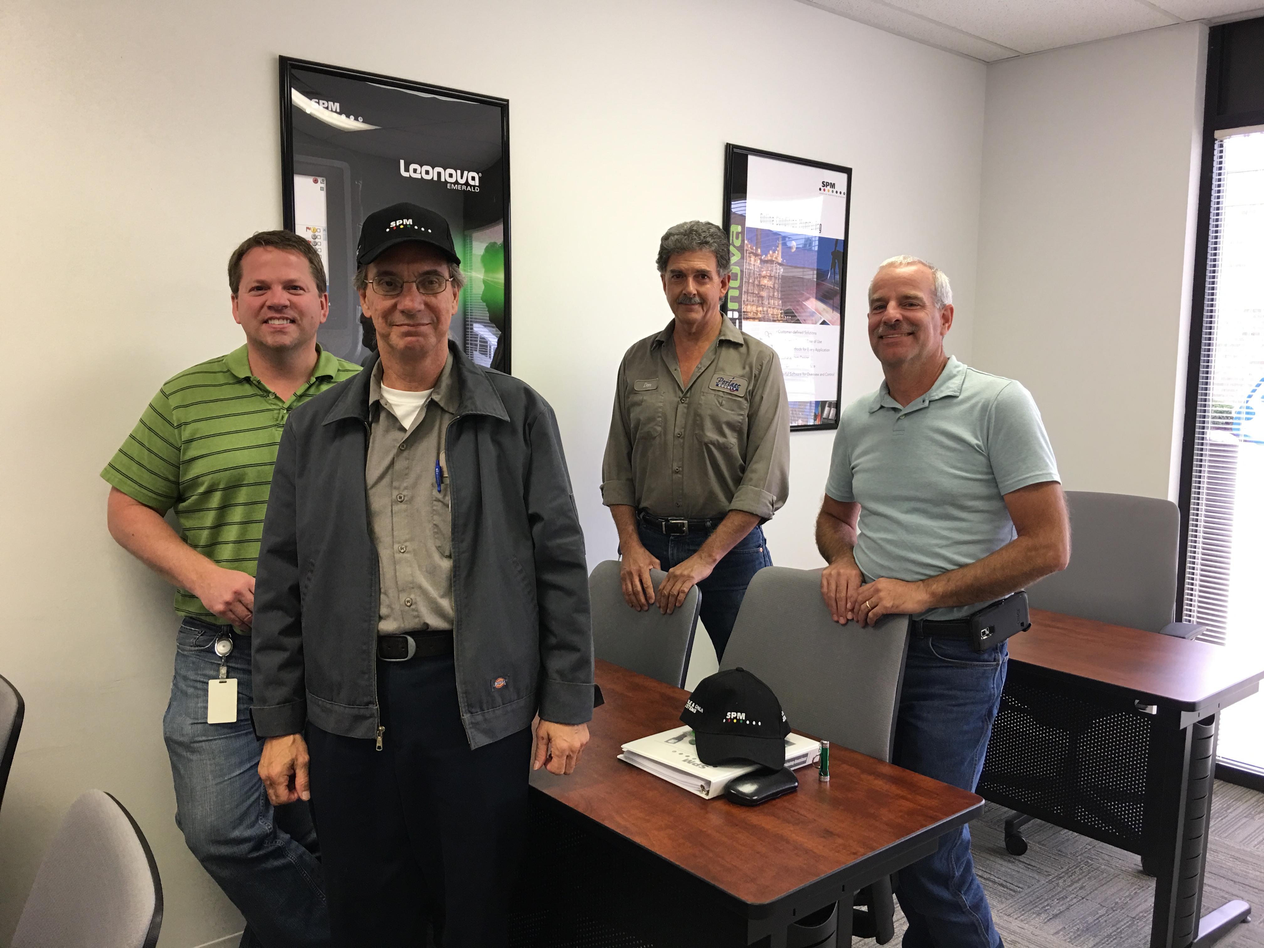 Portage County Water Resources personnel in the class room at SPM Instrument USA headquarters Portage County Water Resources personnel in the class room at SPM Instrument USA headquarters