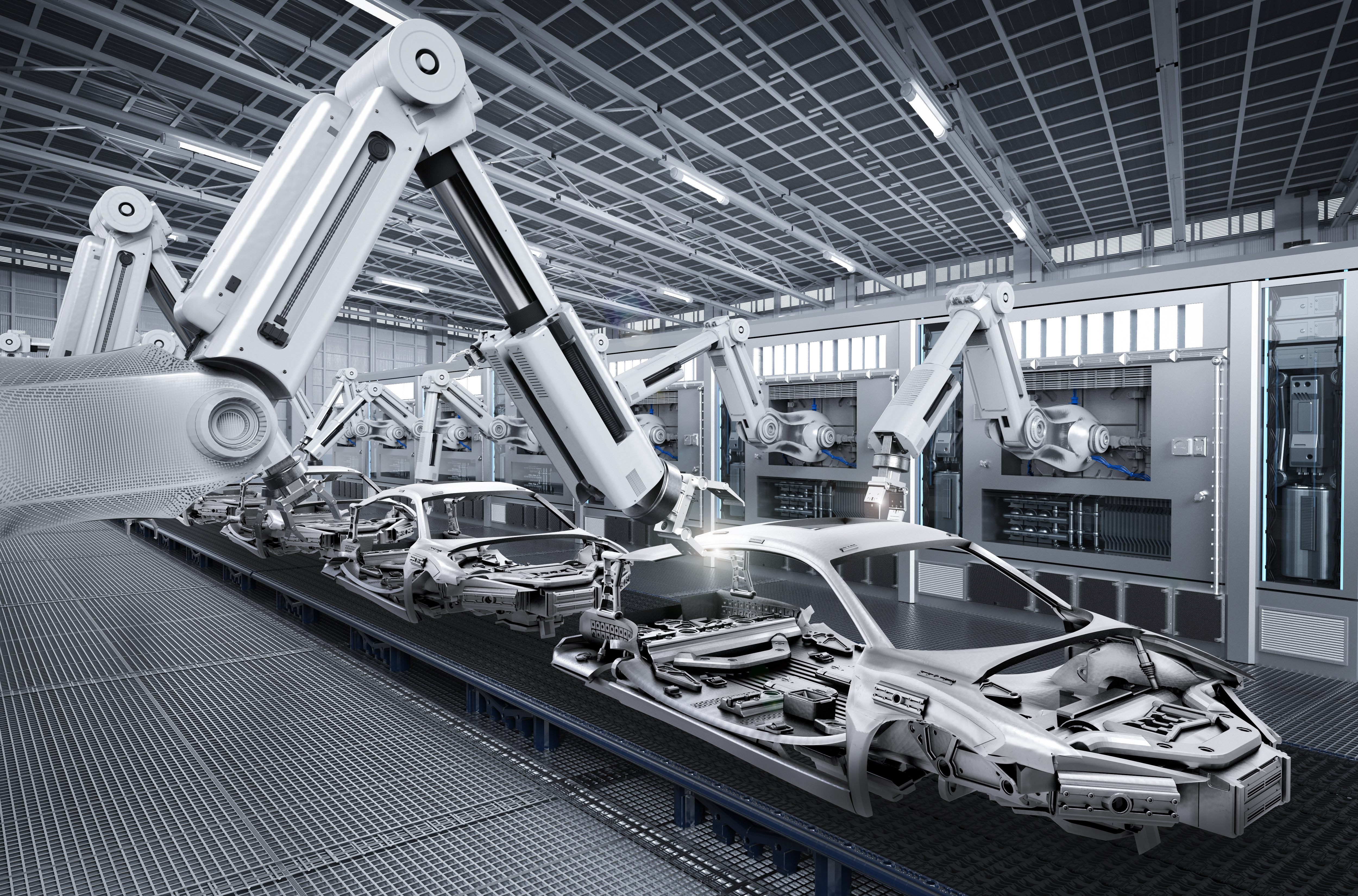 Assembly of cars in automotive industry Assembly of cars in automotive industry